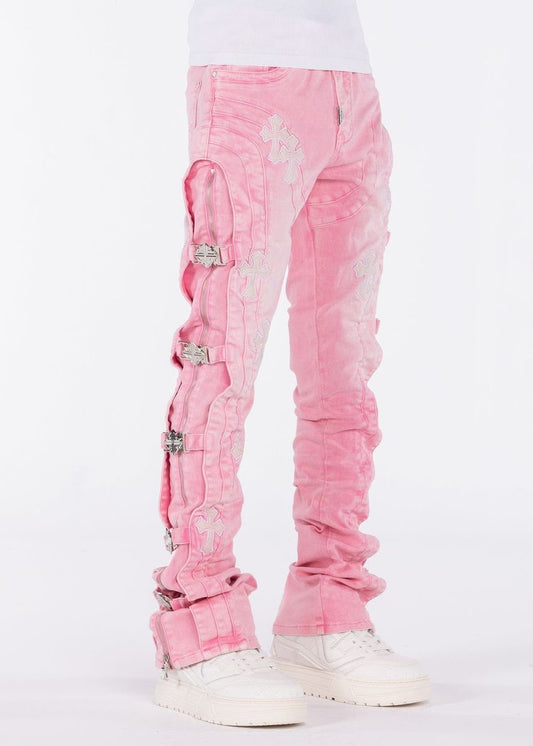 GUAPI JEANS FRENCH ROSE CROSS