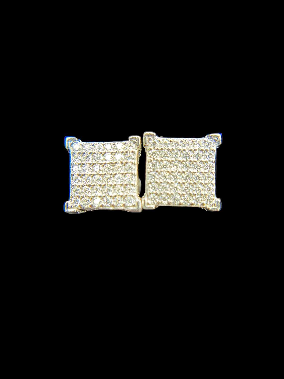 #19 MOISSANITE EARRINGS ( DIAMOND PASS THE TESTER) PANTALLA /ARETE