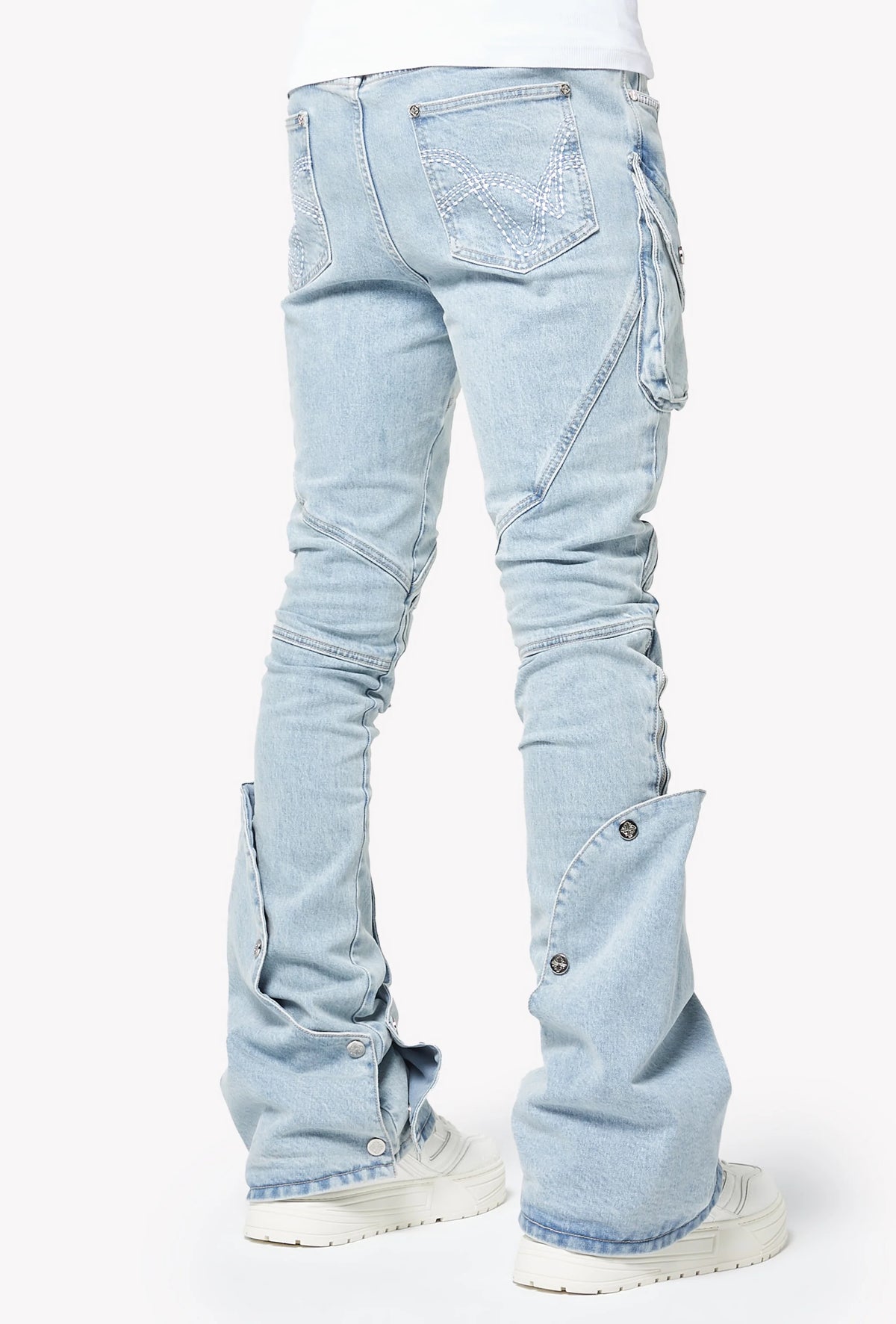 GUAPI Aqua Blue Coffin Arc Denim