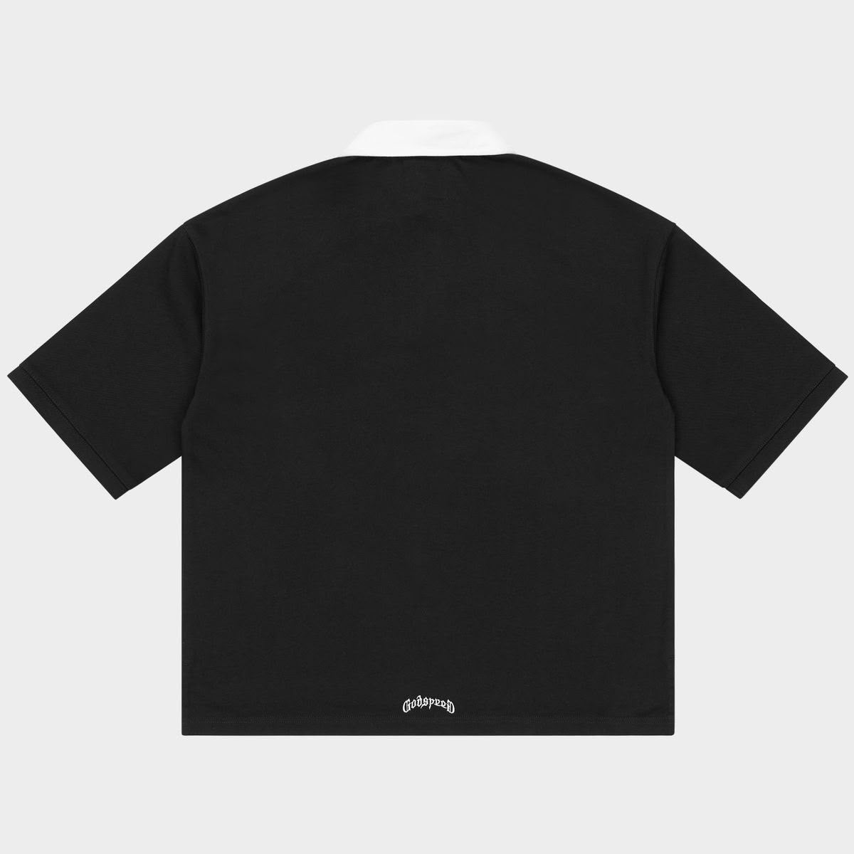 GODSPEED Victor Minimal Crest Polo (Black)