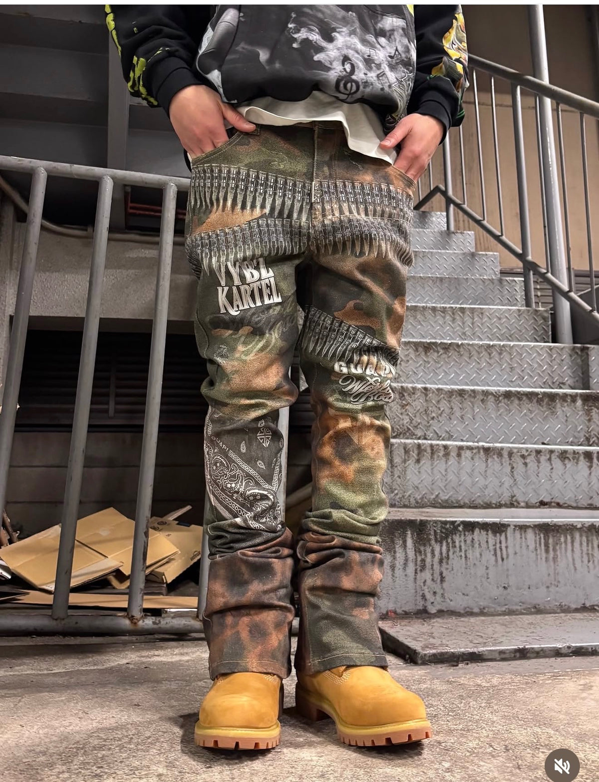 GUAPI WORLD BOSS AMMO DENIM V3 – CAMO STACKED JEANS