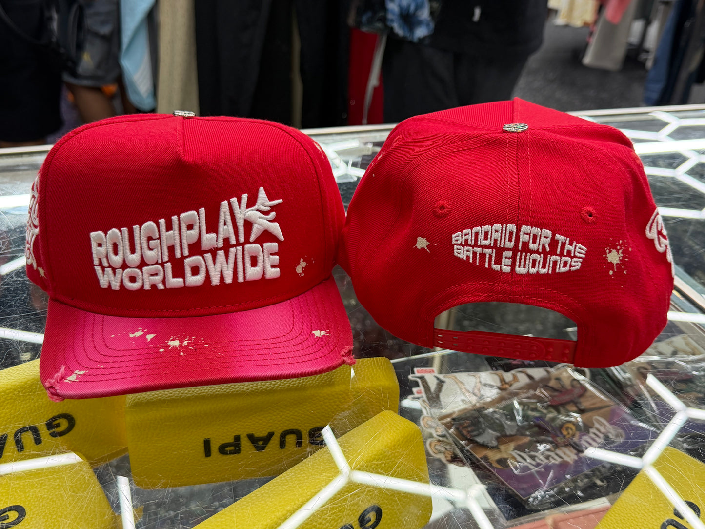 ROUGHPLAY HAT RED
