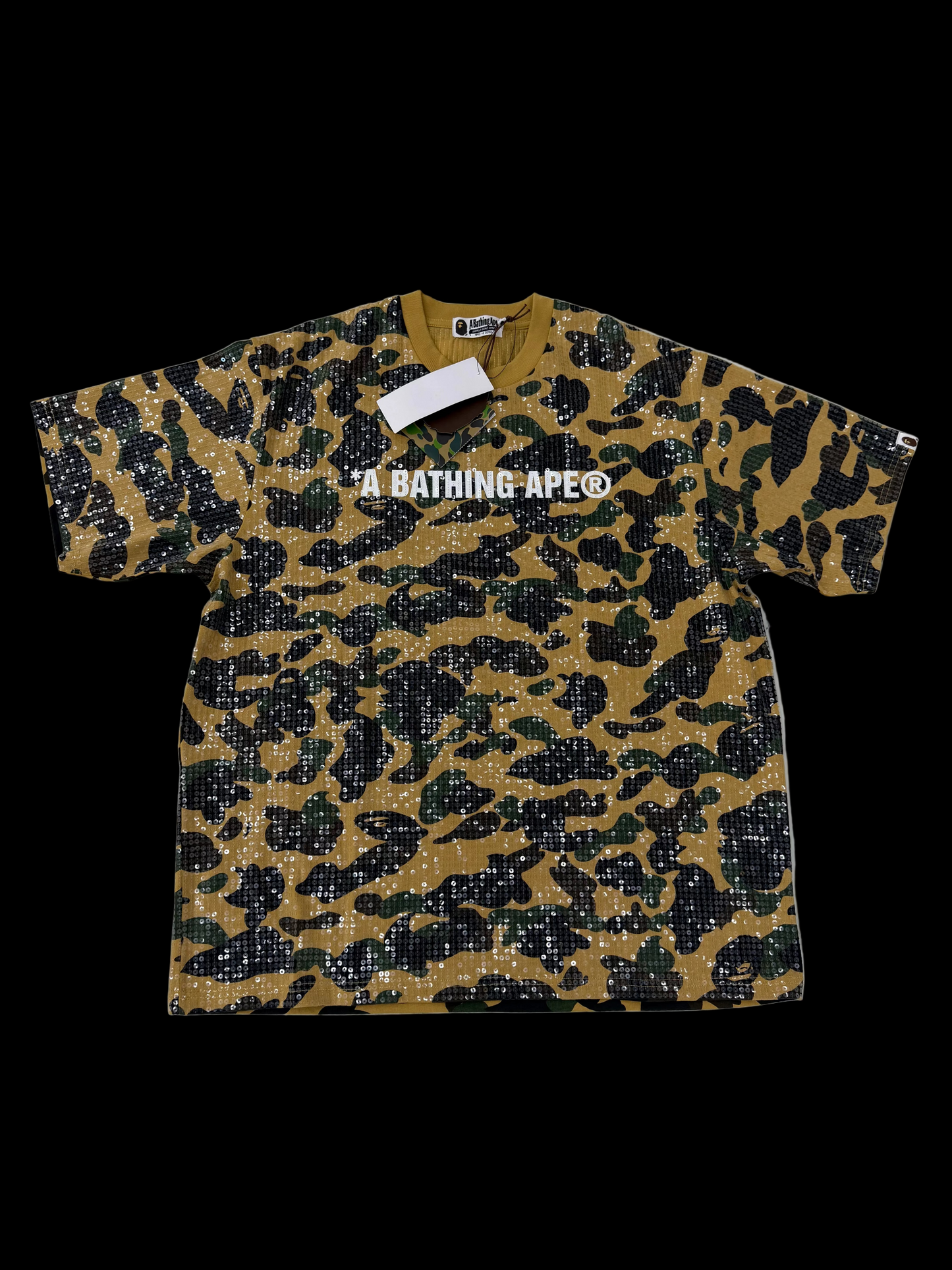 BAPE CAMO T SHIRT BAIGE