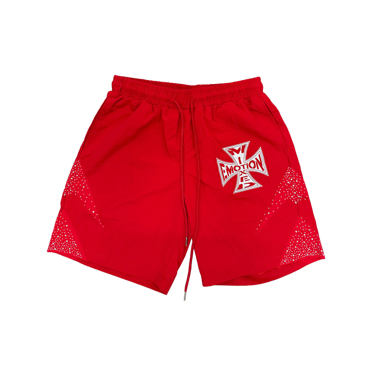 MIXED EMOTION MIXED RED NYLON SHORT