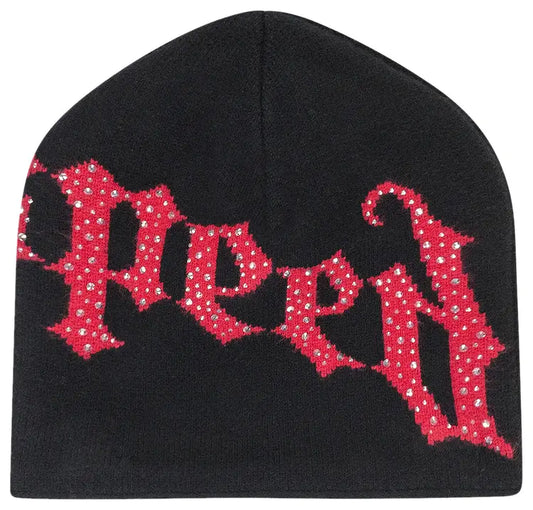 Godspeed Og logo emblem beanie black/red