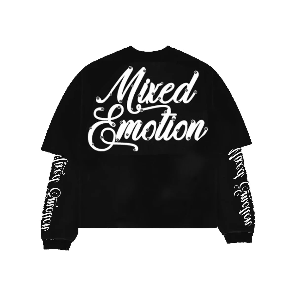 MIXED EMOTION BLUR LONG TEE