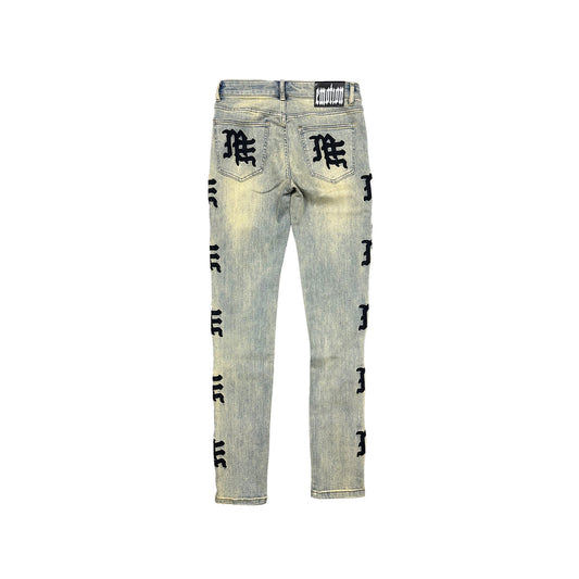 MIXED EMOTION DESERT MONOGRAM DENIM