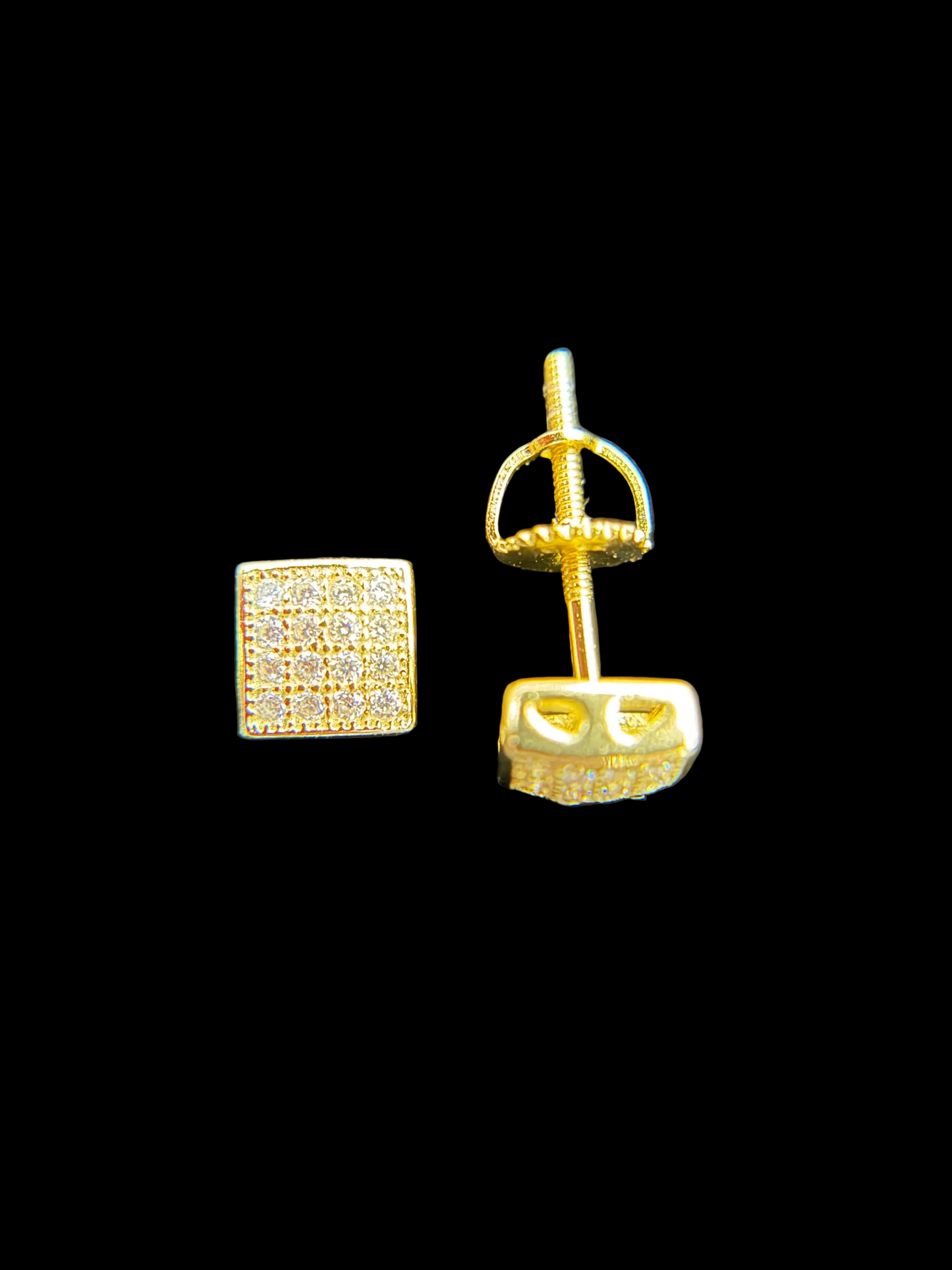 #40 MOISSANITE EARRINGS ( DIAMOND PASS THE TESTER)