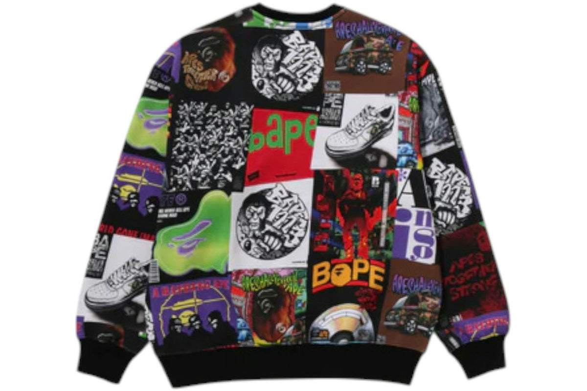 BAPE Album Monogram Crewneck