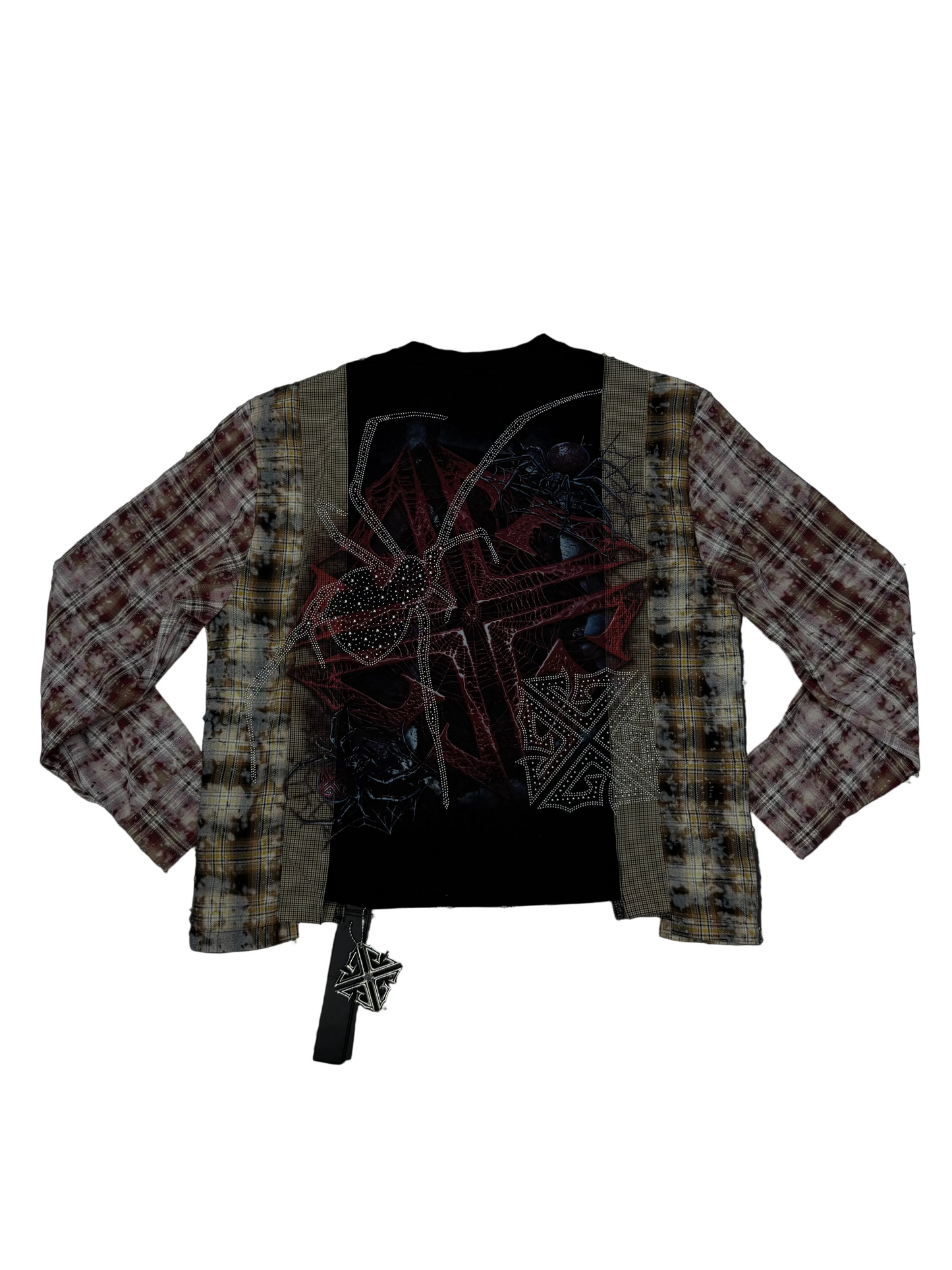 GUAPI Spider Rhinestone Graphic Longsleeve