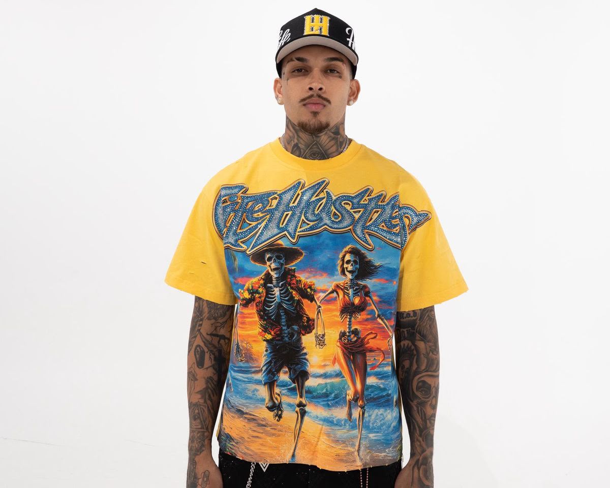 Life Hustlers “Skull Couple' TEE