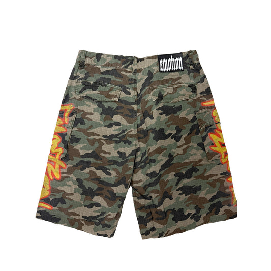 MIXED EMOTION BATTLE CAMO SHORTS