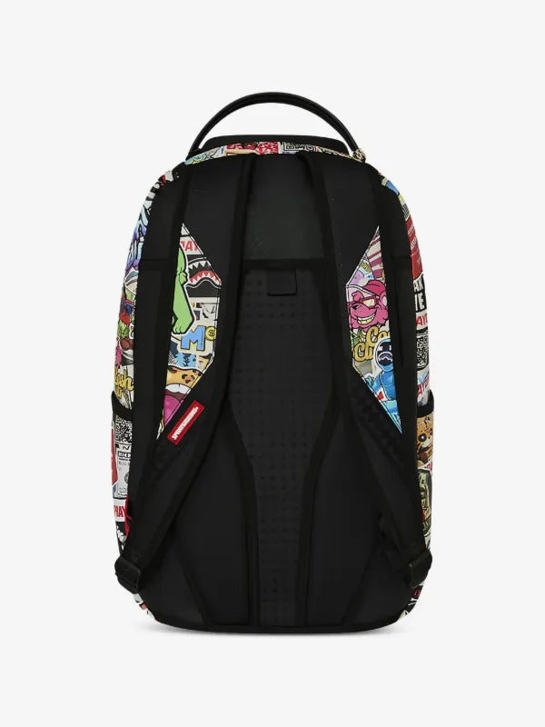 SPRAYGROUND PUNK STICKER SHARK BACKPACK