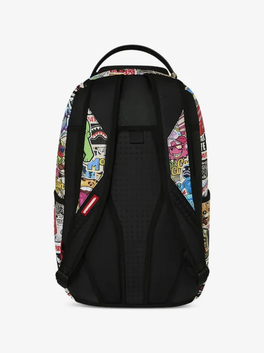 SPRAYGROUND PUNK STICKER SHARK BACKPACK