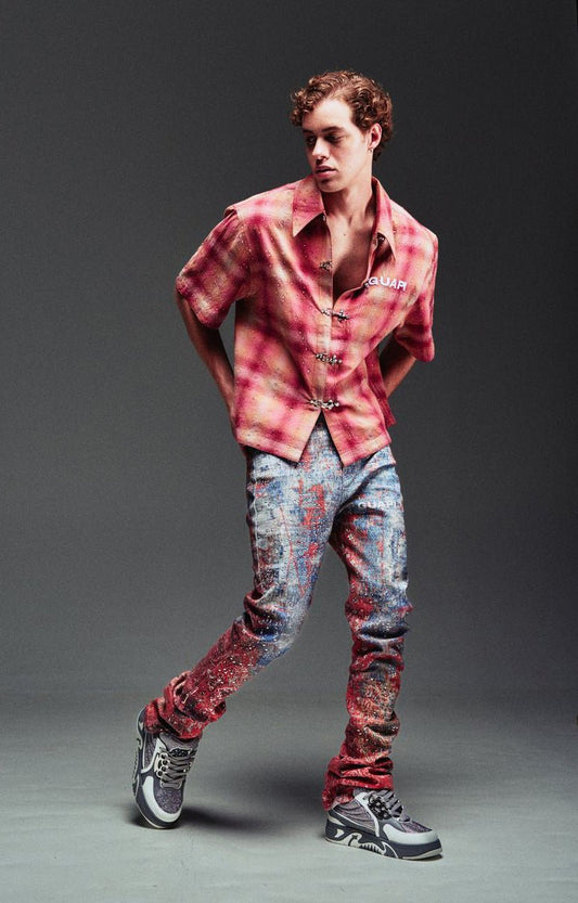 GUAPI Desert Rose Plaid Shirt