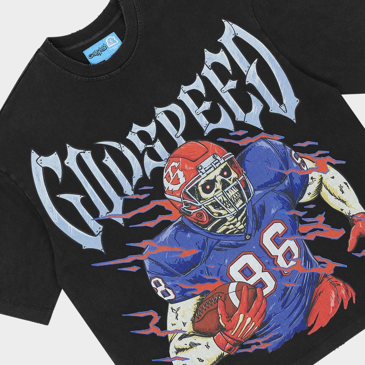Godspeed End Zone T-shirt (Black)