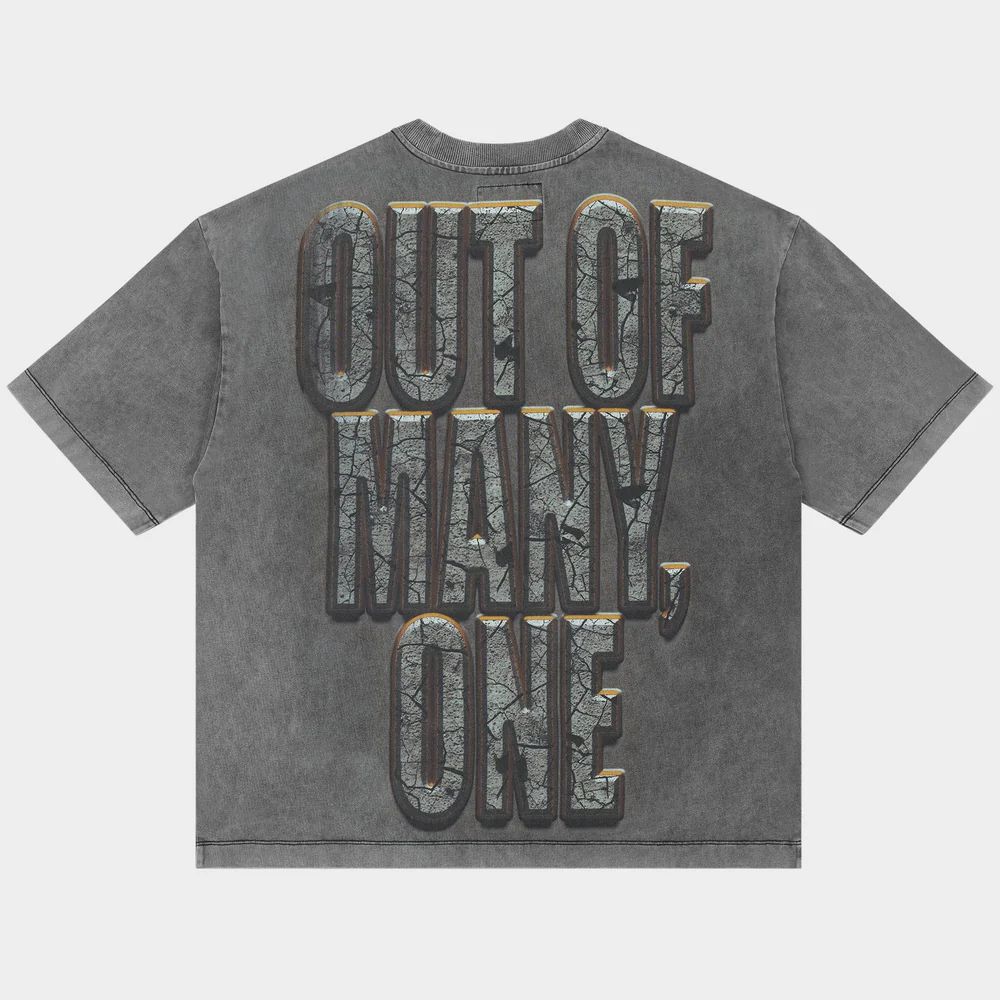 Godspeed Liberty Ruins Tee Grey T shirt