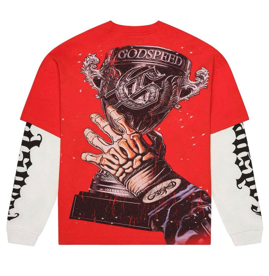 Godspeed Mens F1 World Cup Crew Neck T-Shirt Red