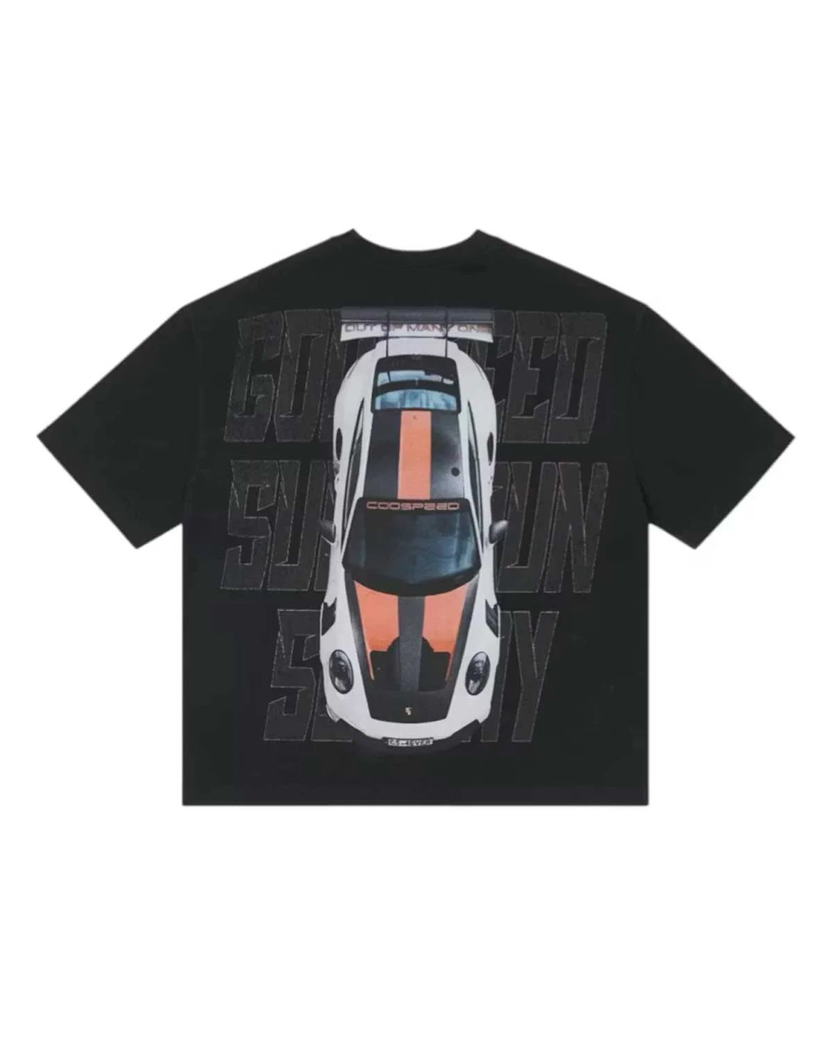 GODSPEED TRACK MODE MIAMI SUPERRUN BOOM T-SHIRT - BLACK