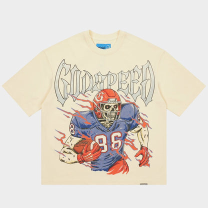 Godspeed End Zone T-shirt (Bone)