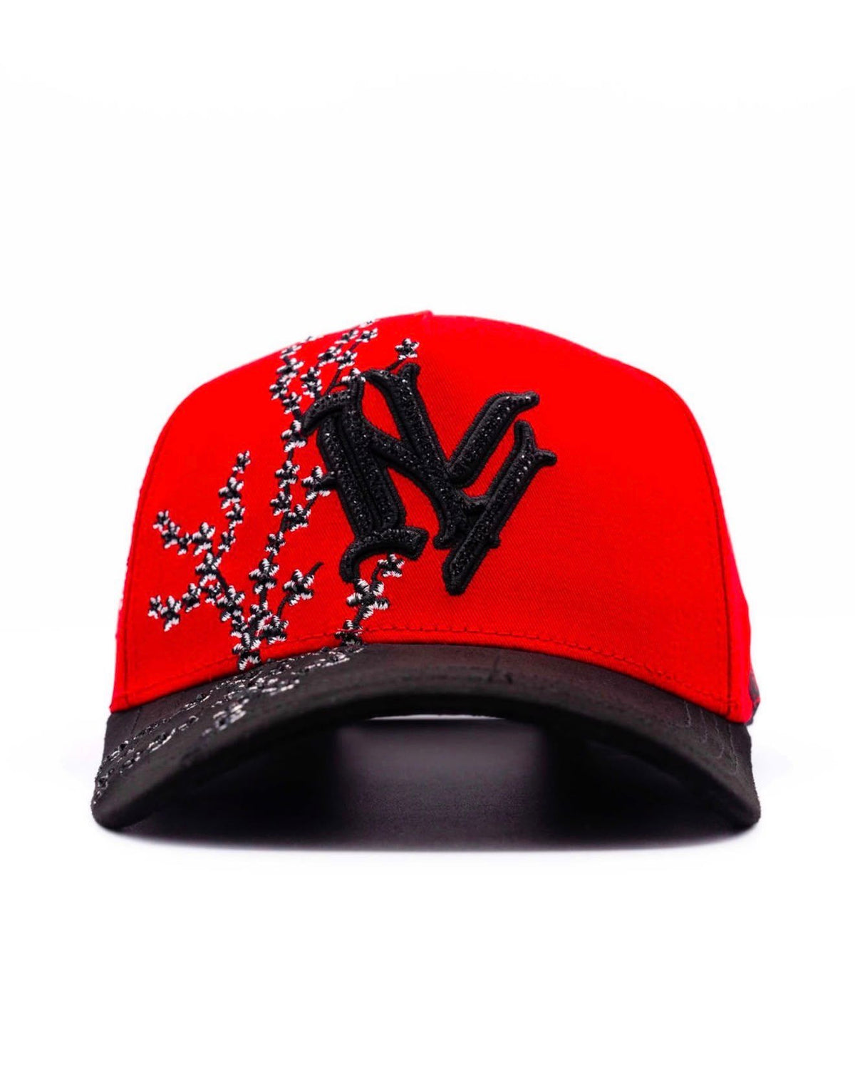KEVIN HAT RED AND BLACK NY