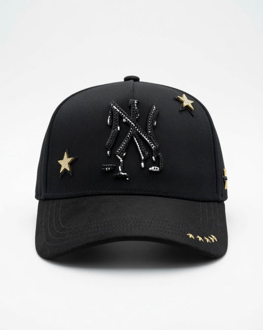 KEVIN HAT BLACK NY AND Gold
