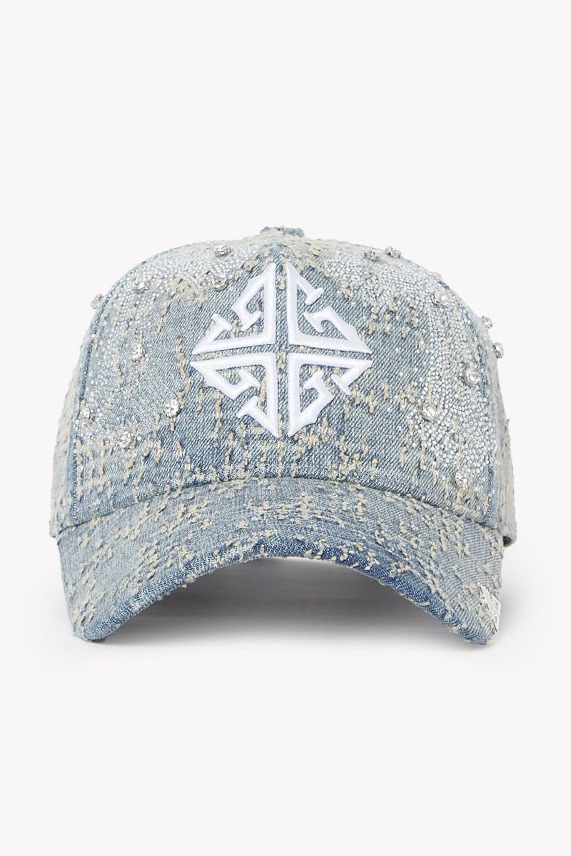 GUAPI Vintage Blue Cross Cap Hat (Gorra)
