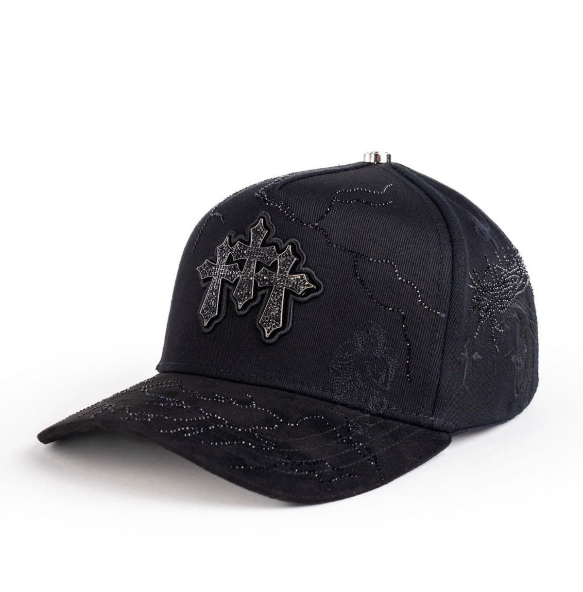 Kevin HAT Black with crosses