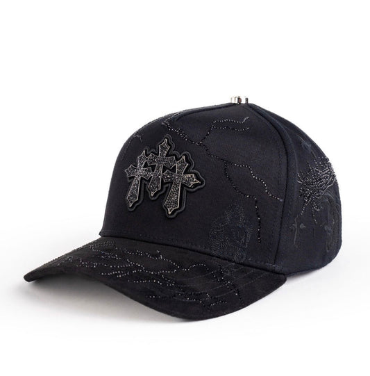Kevin HAT Black with crosses