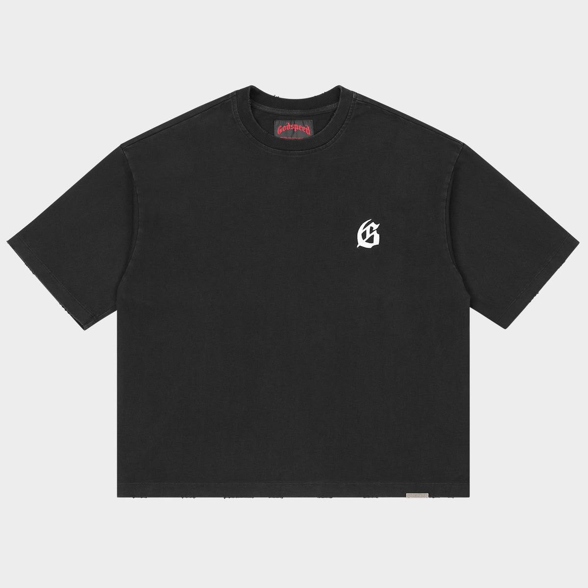 GODSPEED GS LOGO BLACK T-SHIRT