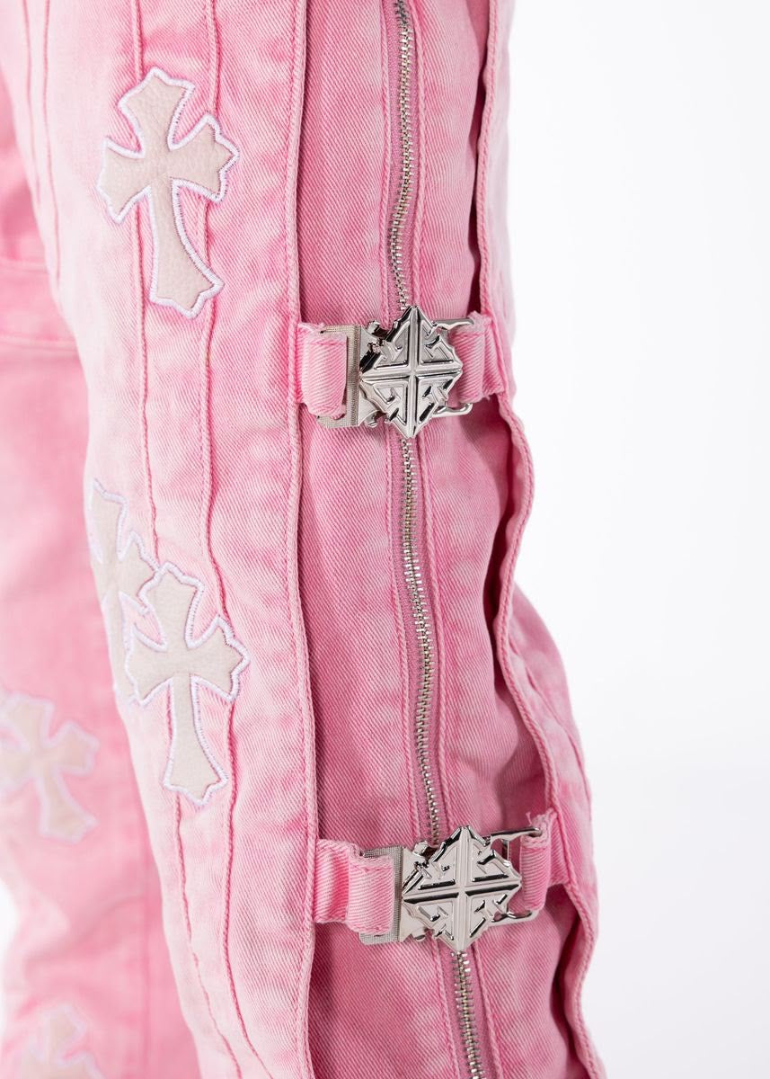 GUAPI JEANS FRENCH ROSE CROSS