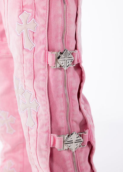 GUAPI JEANS FRENCH ROSE CROSS