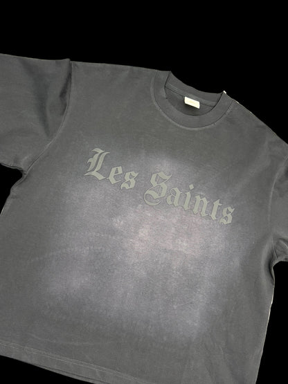 REBEL LES SAINTS TEE BLACK