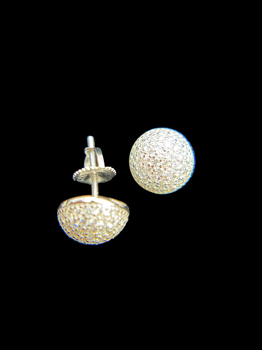 #31 MOISSANITE EARRINGS ( DIAMOND PASS THE TESTER) PANTALLA /ARETE