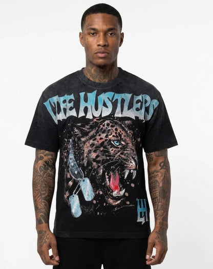 LIFE HUSTLERS  LEOPARD BLACK