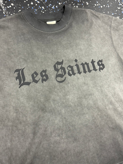 REBEL LES SAINTS TEE GREY