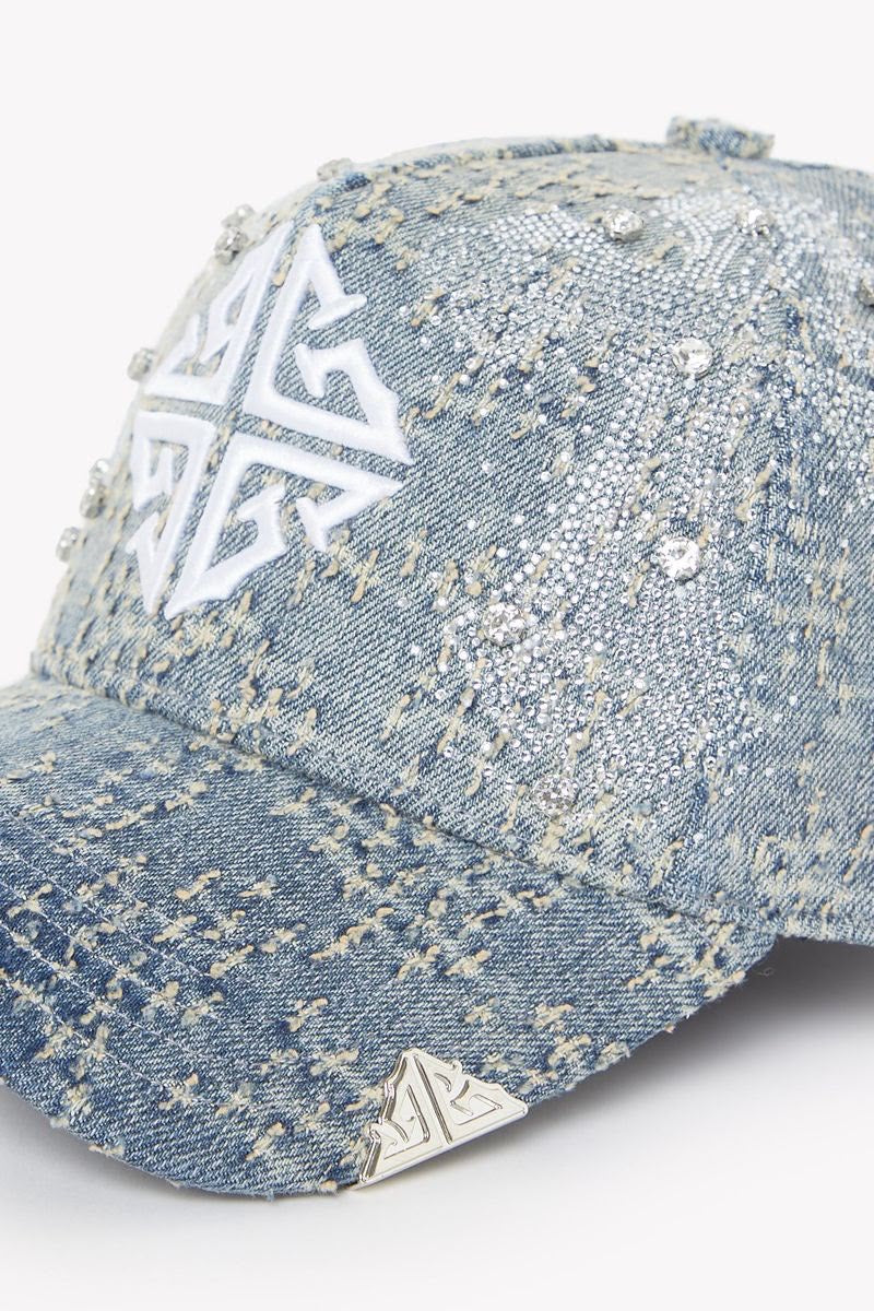 GUAPI Vintage Blue Cross Cap Hat (Gorra)