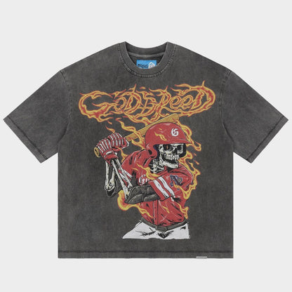 Godspeed Slugger T-shirt NG (Grey Wash)