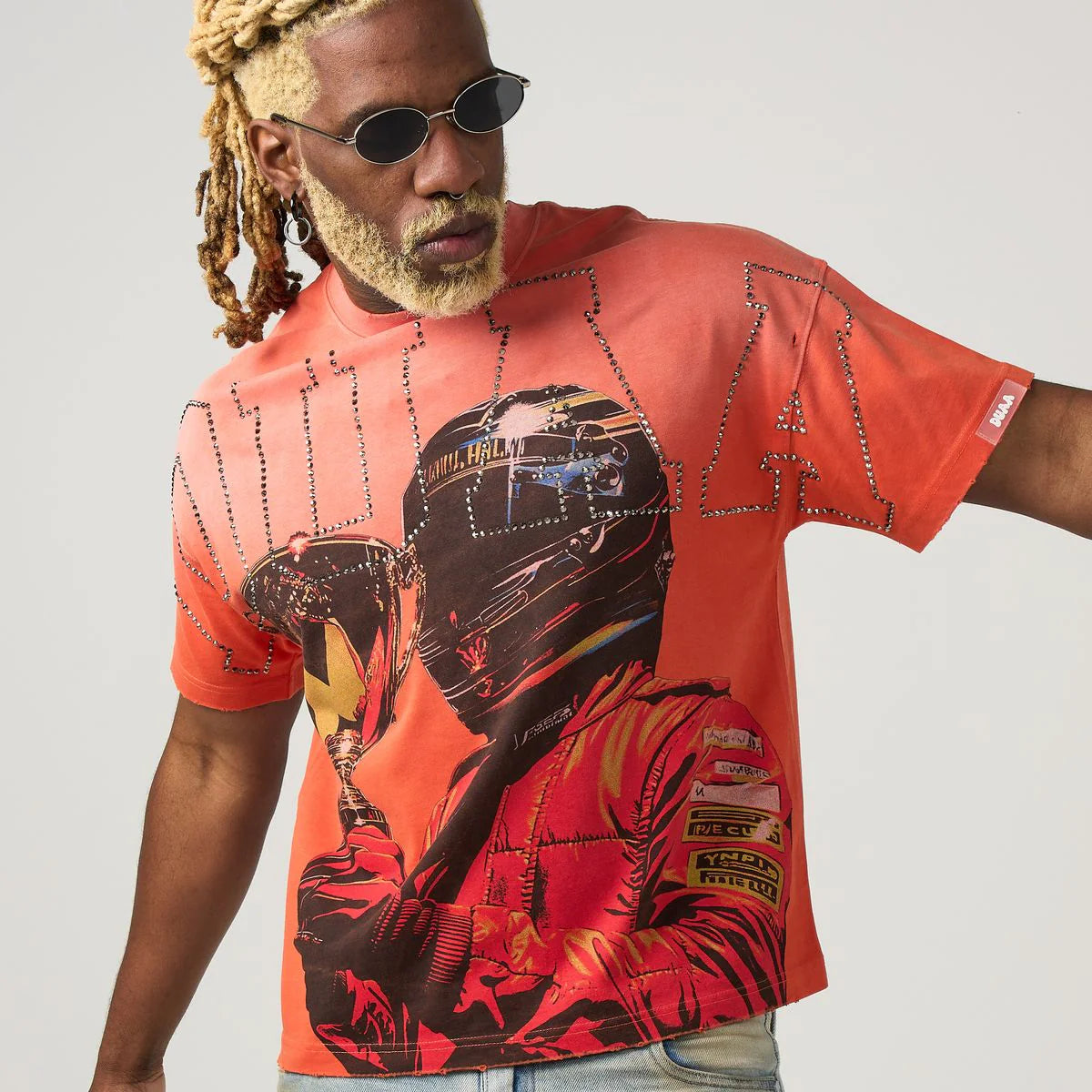 DUAA trophy ss tee orange