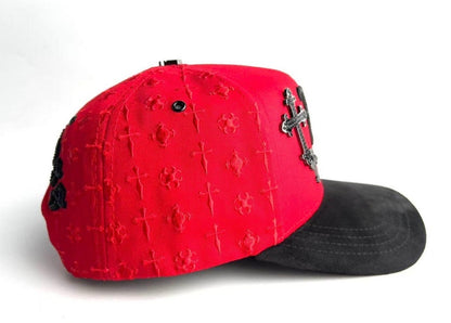 BIGG BOSS Crosses RED AND BLACK HAT