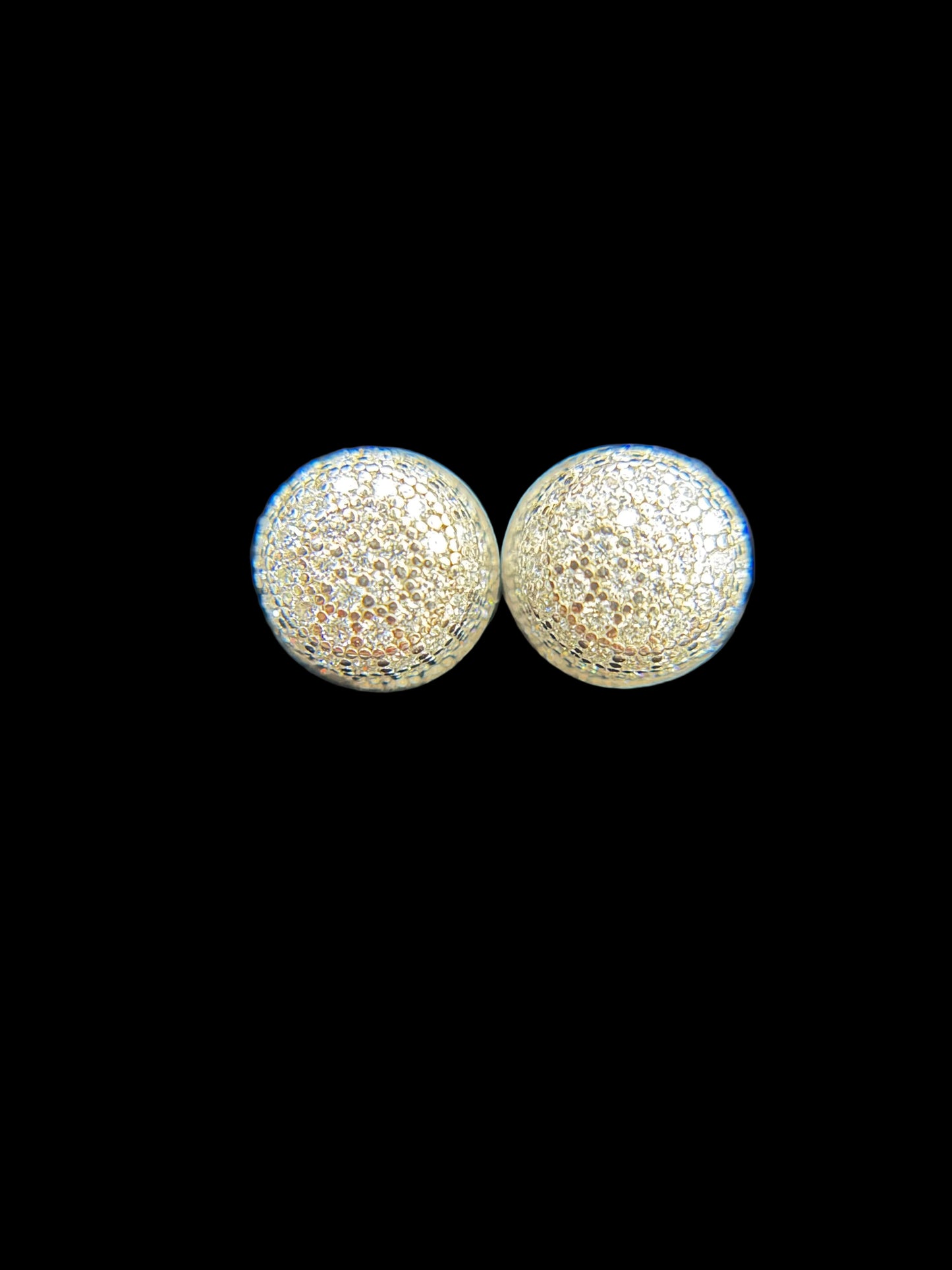 #14 MOISSANITE EARRINGS ( DIAMOND PASS THE TESTER)