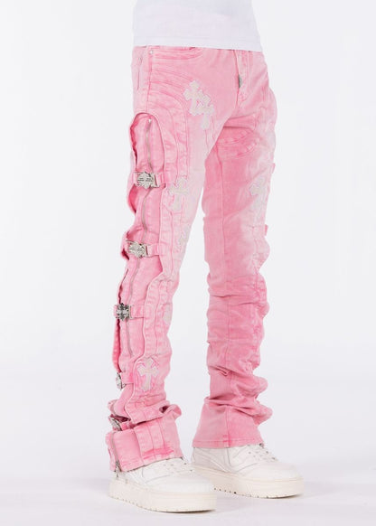GUAPI JEANS FRENCH ROSE CROSS
