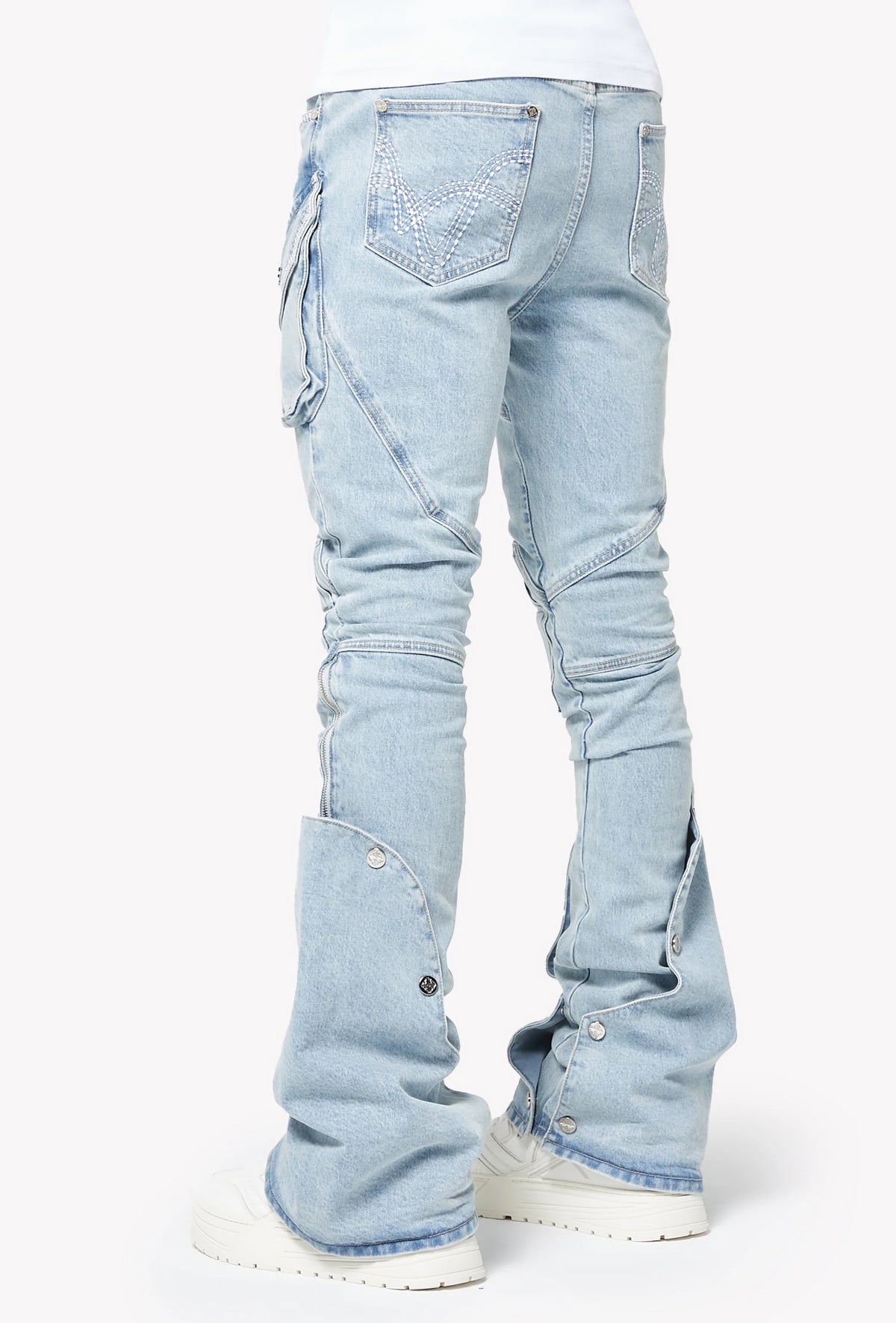 GUAPI Aqua Blue Coffin Arc Denim