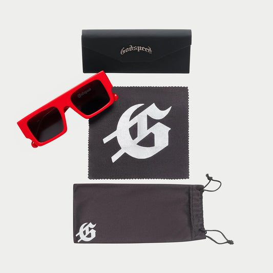 GODSPEED SUNGLASSES FIRE RED