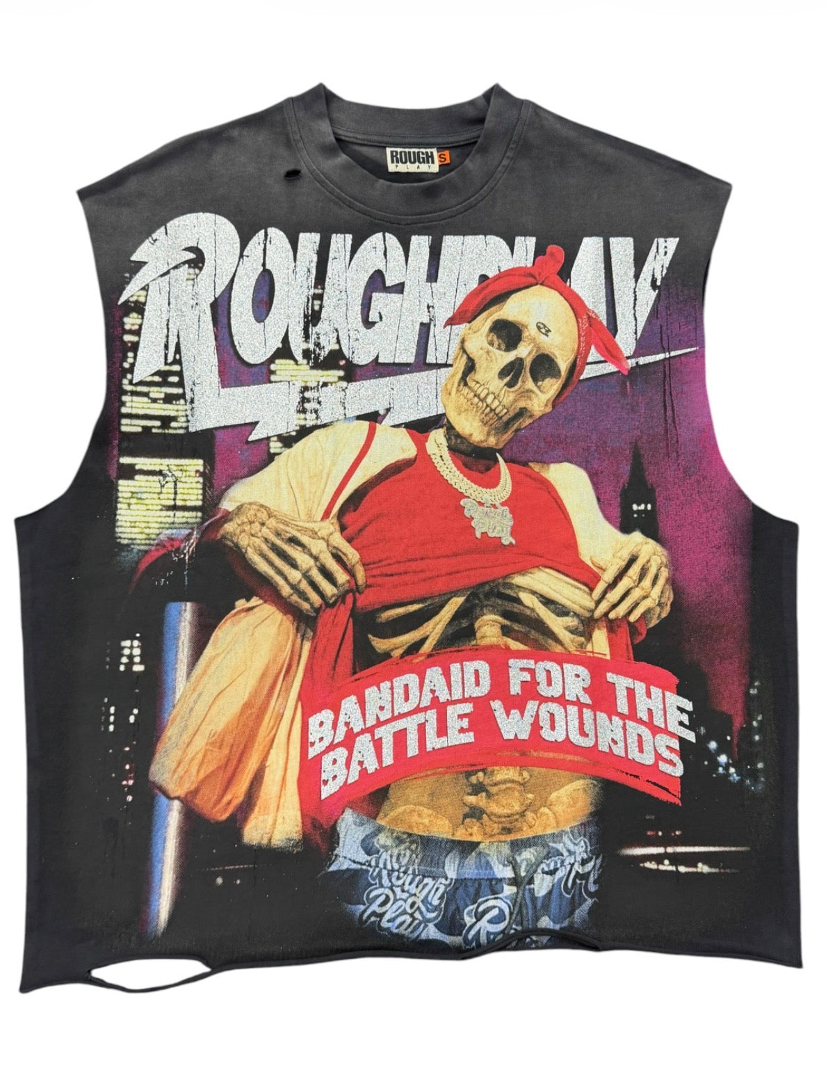 ROUGH PLAY LAZO ROJO ESQUELETO