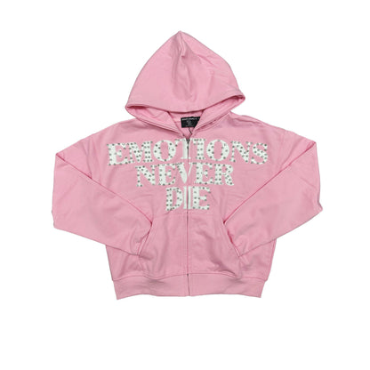 MIXED EMOTION PINK END HOODIE