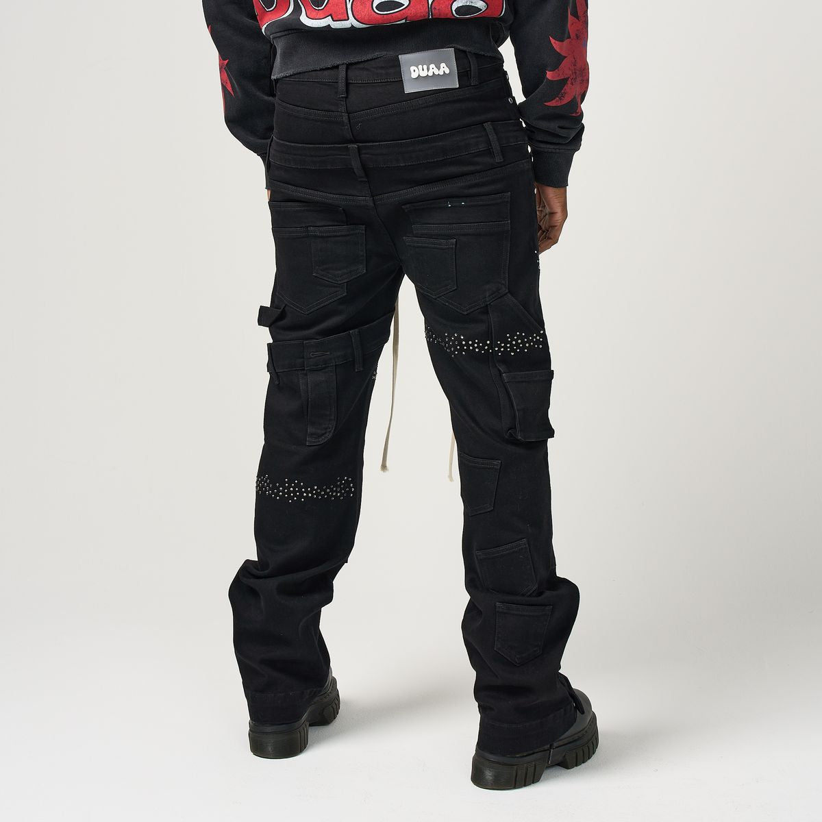 DUAA MEMORY BLACK DENIM JEANS