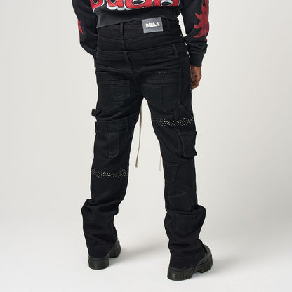 DUAA MEMORY BLACK DENIM JEANS