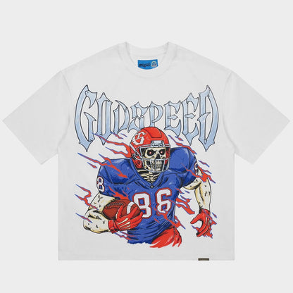 Godspeed End Zone T-shirt (Snow)