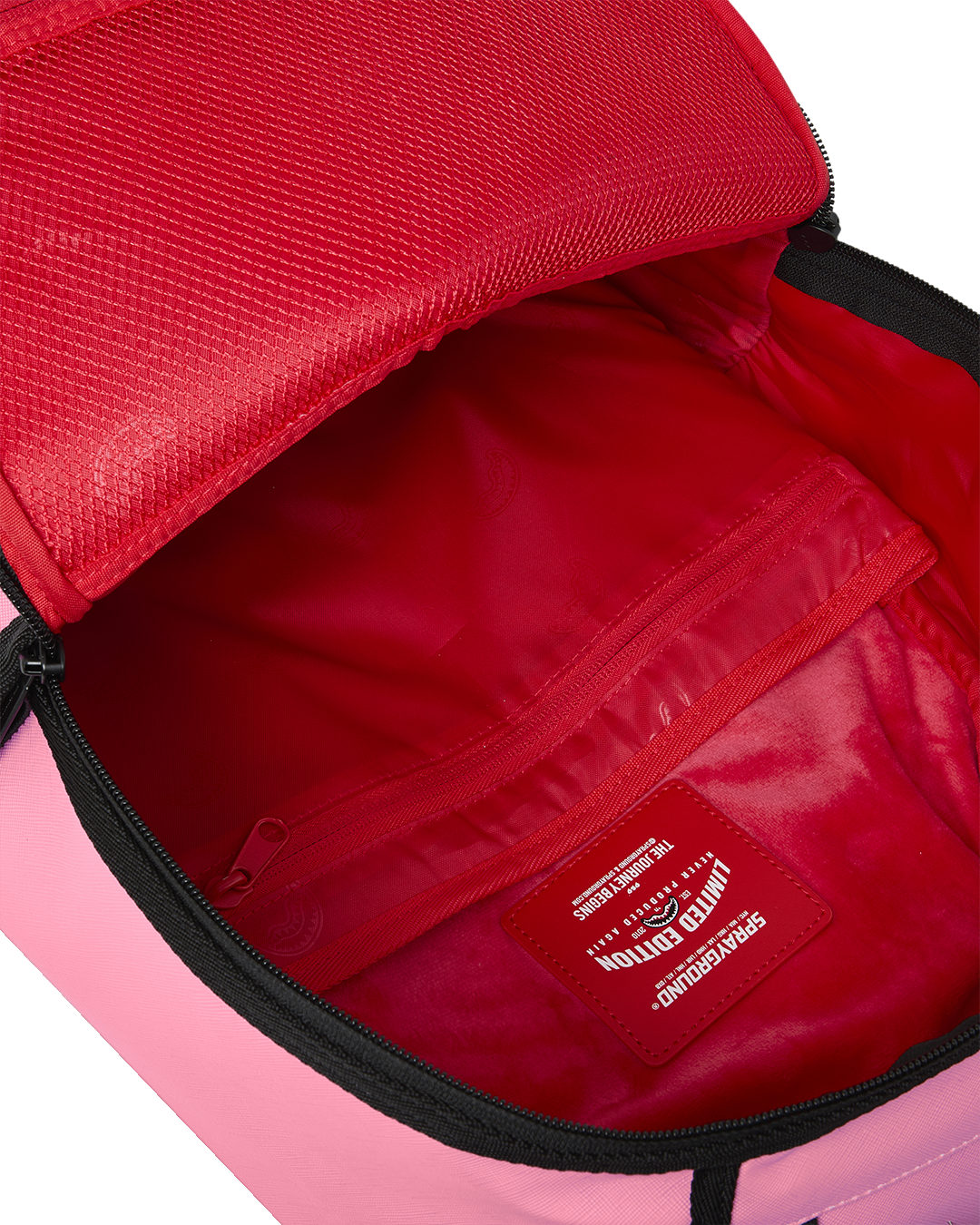 SPRAYGROUND SHARK CENTRAL EMBROIDERED EFFECT BACKPACK